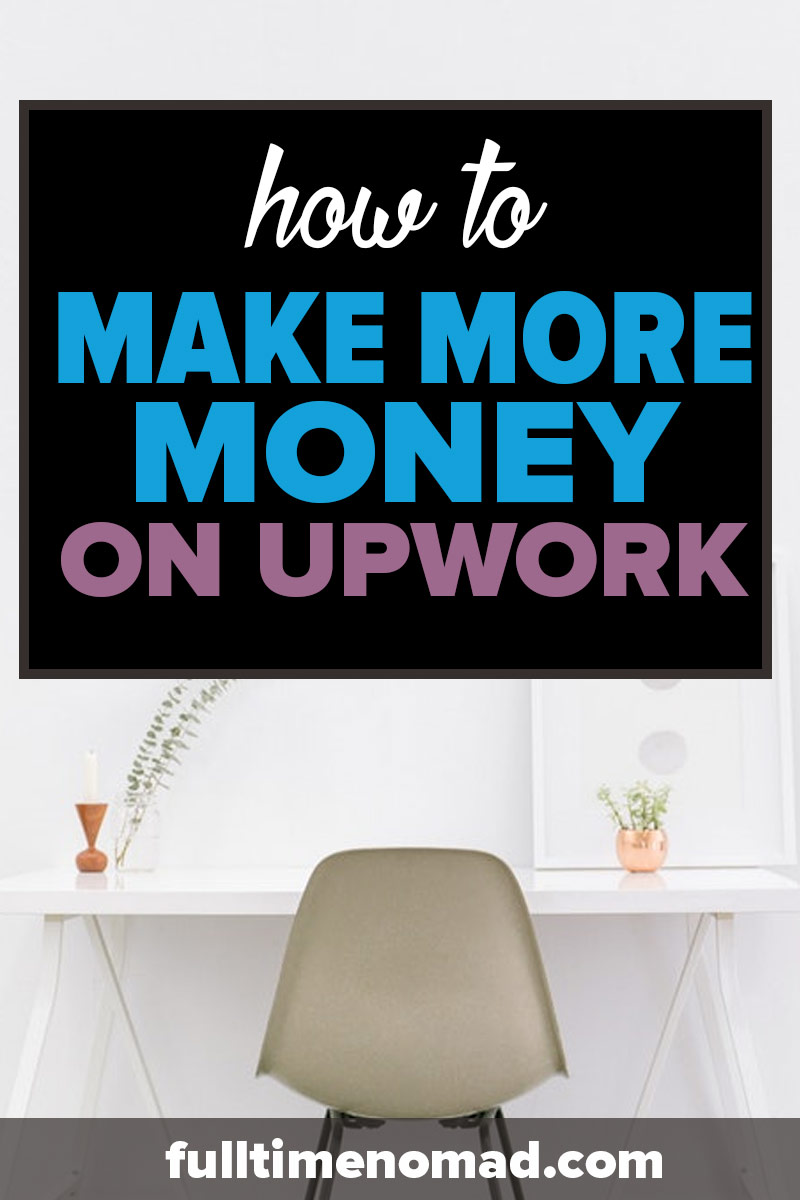 Wondering how to make money on Upwork? Our advice: find a niche. See why a freelancing niche and doing less is actually going to make you more money. | FulltimeNomad.com