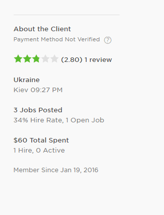 Upwork job success score